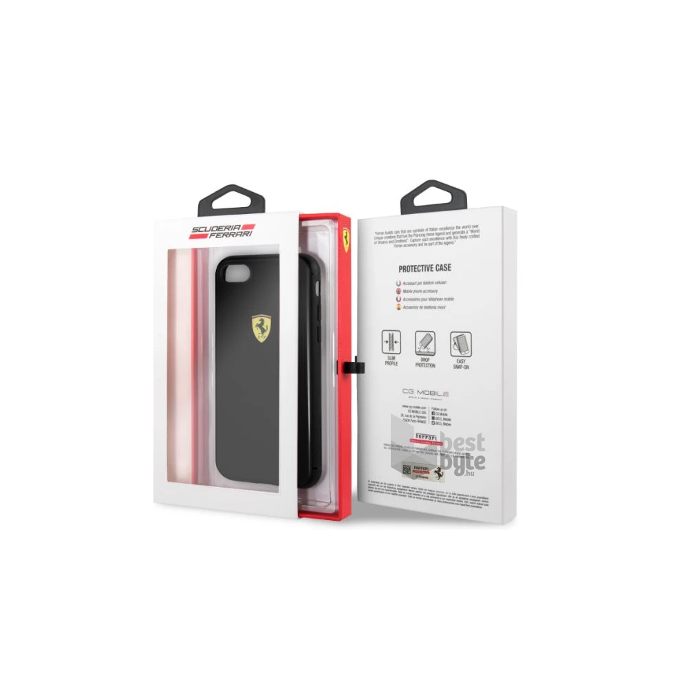 Ferrari iPhone 8 fekete akril hátlap