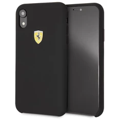 Ferrari SF iPhone XR fekete szilikon tok