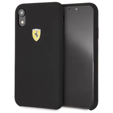 Ferrari SF iPhone XR fekete szilikon hátlap