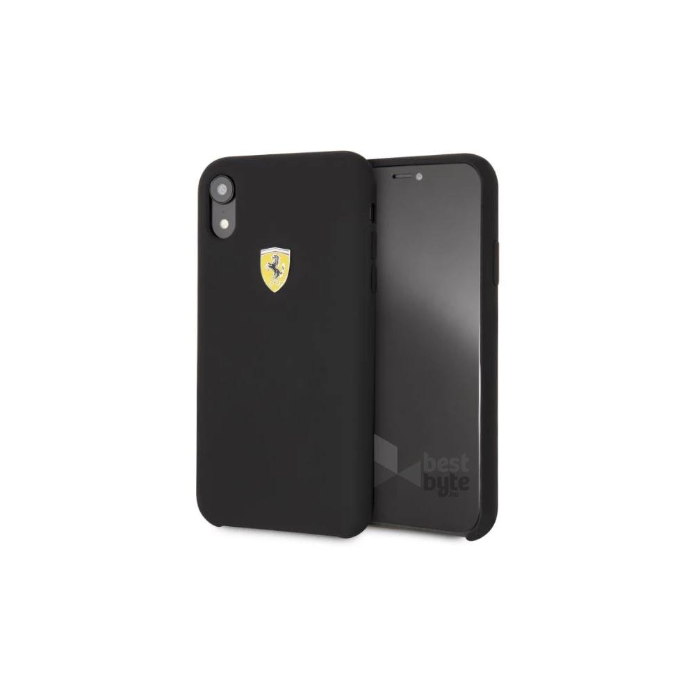 Ferrari SF iPhone XR fekete szilikon hátlap