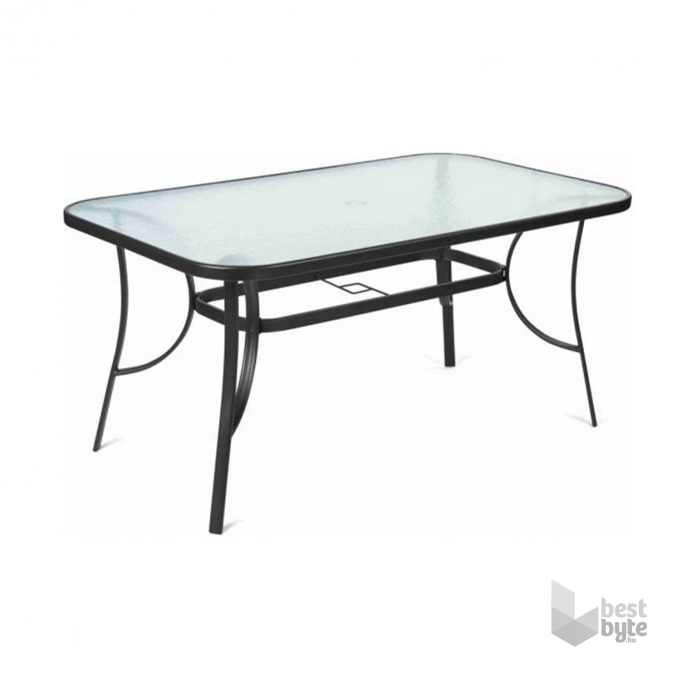 Fieldmann FDZN 5020 üveglappal fémvázas asztal