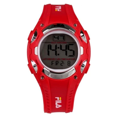 Fila FA1017-04 piros karóra, quartz szerkezet digitális kijelző
