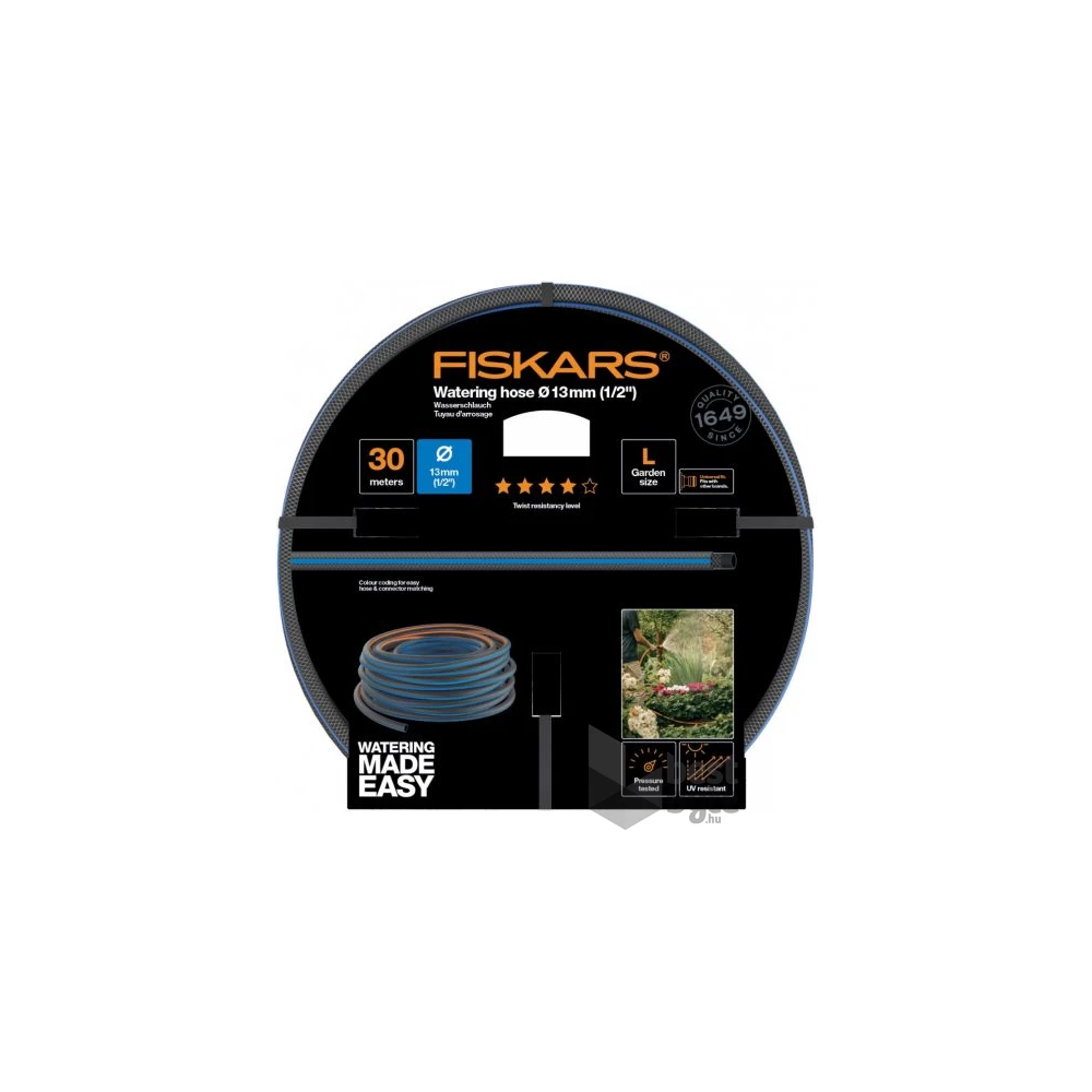 Fiskars 1027105 13 mm 1/2" 30 m Q4 locsolótömlő
