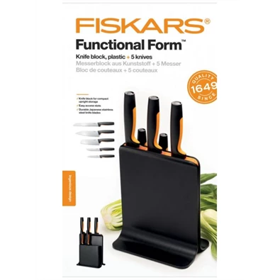 Fiskars Functional Form műanyag 5 késes késblokk