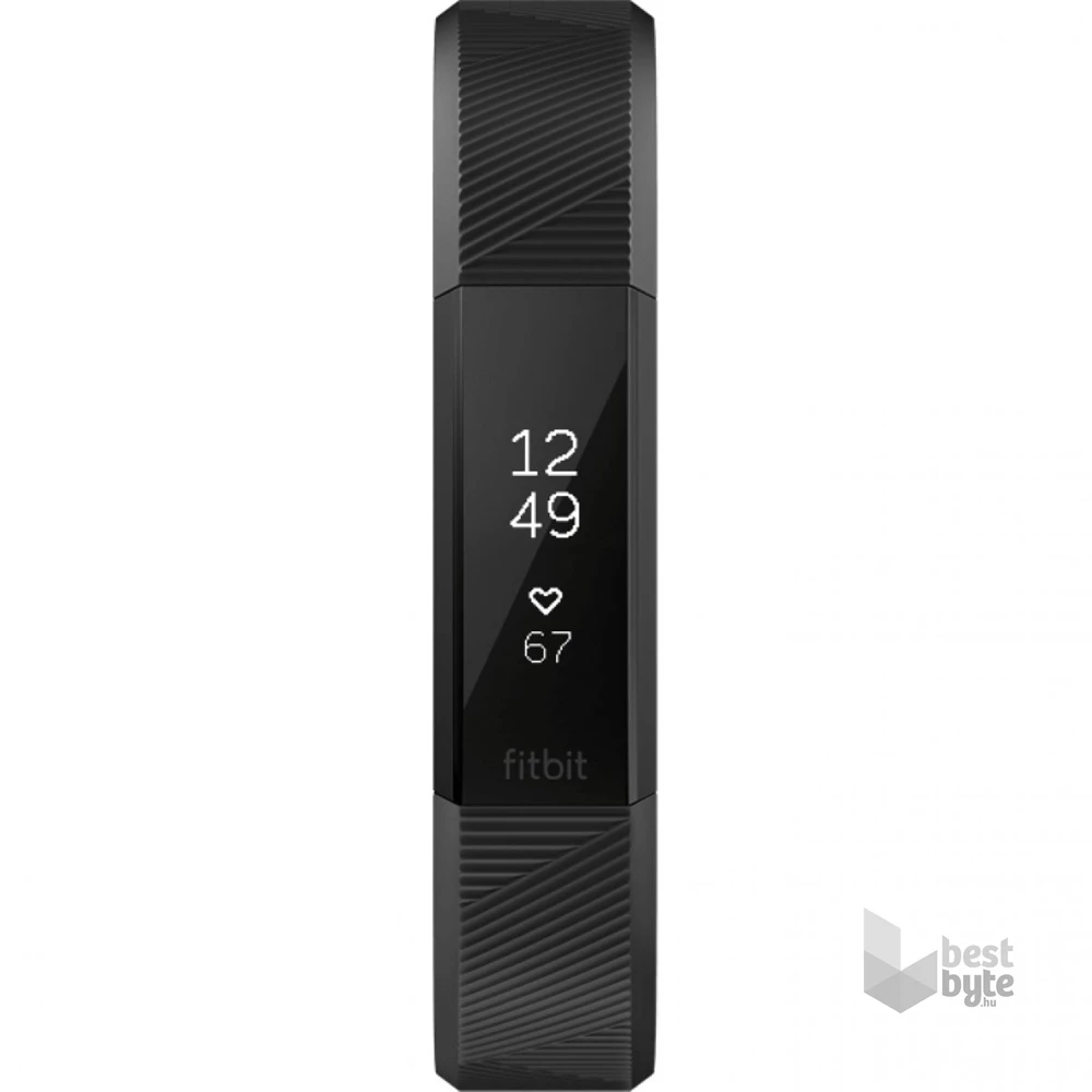 Fitbit Alta HR fekete keskeny okosóra