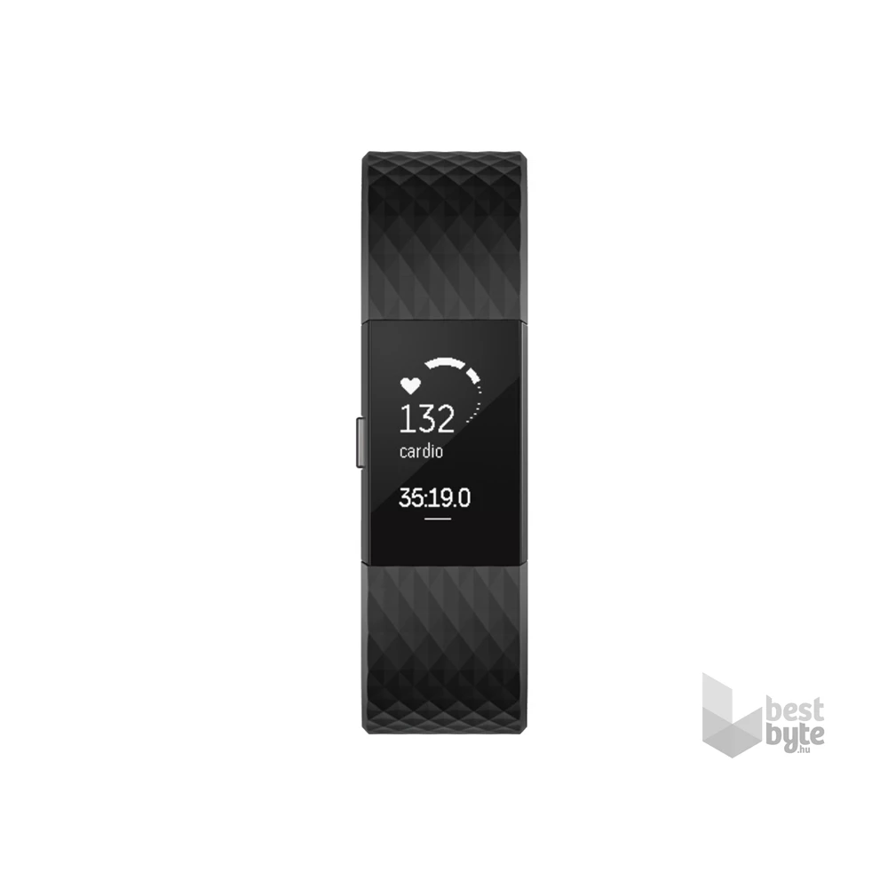 Fitbit Charge 2 fekete keskeny okosóra