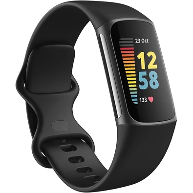Fitbit Charge 5 fekete aktivitásmérő
