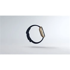 Fitbit Versa 3 aluminium éjkék-bársonyos arany okosóra