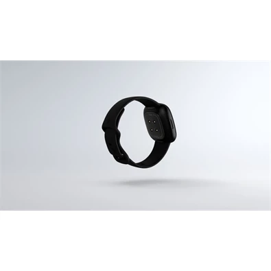 Fitbit Versa 3 aluminum fekete okosóra