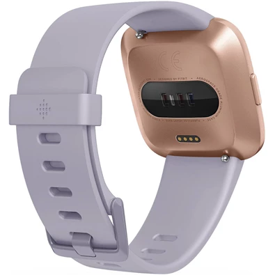 Fitbit Versa (NFC) - halványkék szíj/rózsaarany okosóra