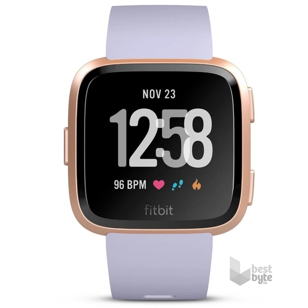 Fitbit Versa (NFC) - halványkék szíj/rózsaarany okosóra