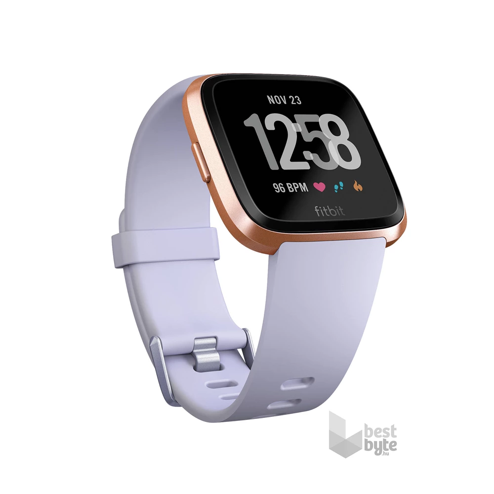 Fitbit Versa (NFC) - halványkék szíj/rózsaarany okosóra