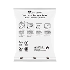 Flextail vákuumzsák szett – 4 db 40 × 60 cm-es újrahasználható tárolózsák S méret Flextail vákuumzsák szett – 4 db 40 × 60 cm-es újrahasználható tárolózsák S méret