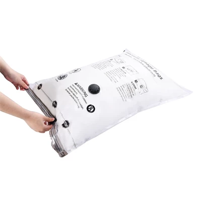 Flextail vákuumzsák szett – 4 db 60 × 80 cm-es újrahasználható tárolózsák L méret