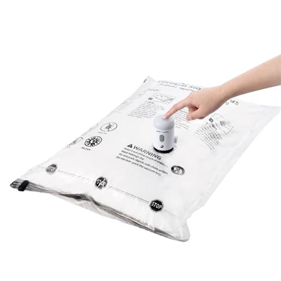 Flextail vákuumzsák szett – 4 db 60 × 80 cm-es újrahasználható tárolózsák L méret