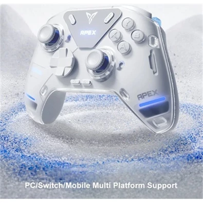 Flydigi Apex 4 Android/iOS/Nintendo Switch/PC Bluetooth/USB vezeték nélküli fehér kontroller