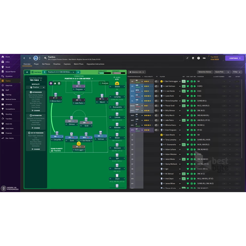Football Manager 2024 PS5 játékszoftver