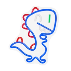 Forever Light RTV100441 JURASSIC BABY DINO USB falra szerelhető kék Neon LED dekorációs lámpa Forever Light RTV100441 JURASSIC BABY DINO USB falra szerelhető kék Neon LED dekorációs lámpa