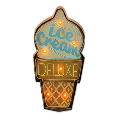 Forever Light RTV100461 ICE CREAM USB falra akasztható RETRO metál LED dekorációs lámpa Forever Light RTV100461 ICE CREAM USB falra akasztható RETRO metál LED dekorációs lámpa