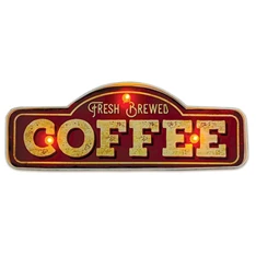 Forever Light RTV100462 COFFEE USB falra akasztható RETRO metál LED dekorációs lámpa Forever Light RTV100462 COFFEE USB falra akasztható RETRO metál LED dekorációs lámpa