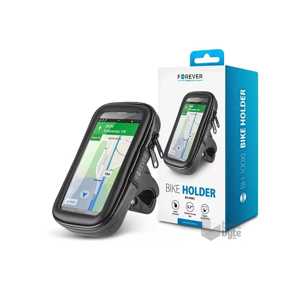 Forever TF-0187 (max 5,7") kerékpáros por- és cseppálló telefontartó
