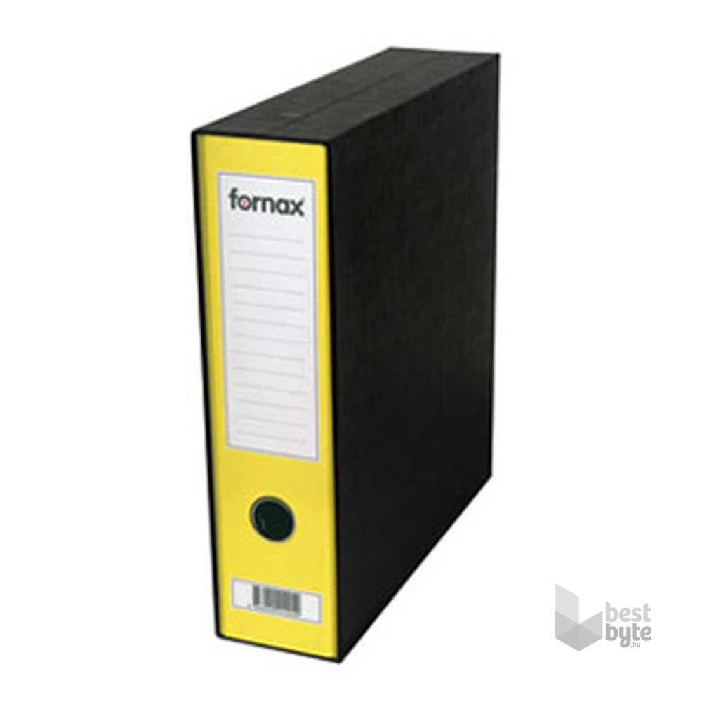 Fornax Prestige A4 tokos 8cm sárga iratrendező