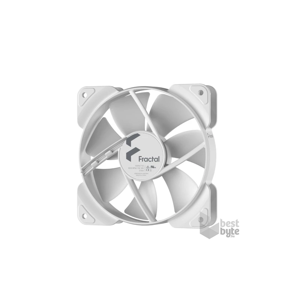 Fractal Design 120mm Aspect 12 fehér ház hűtőventilátor