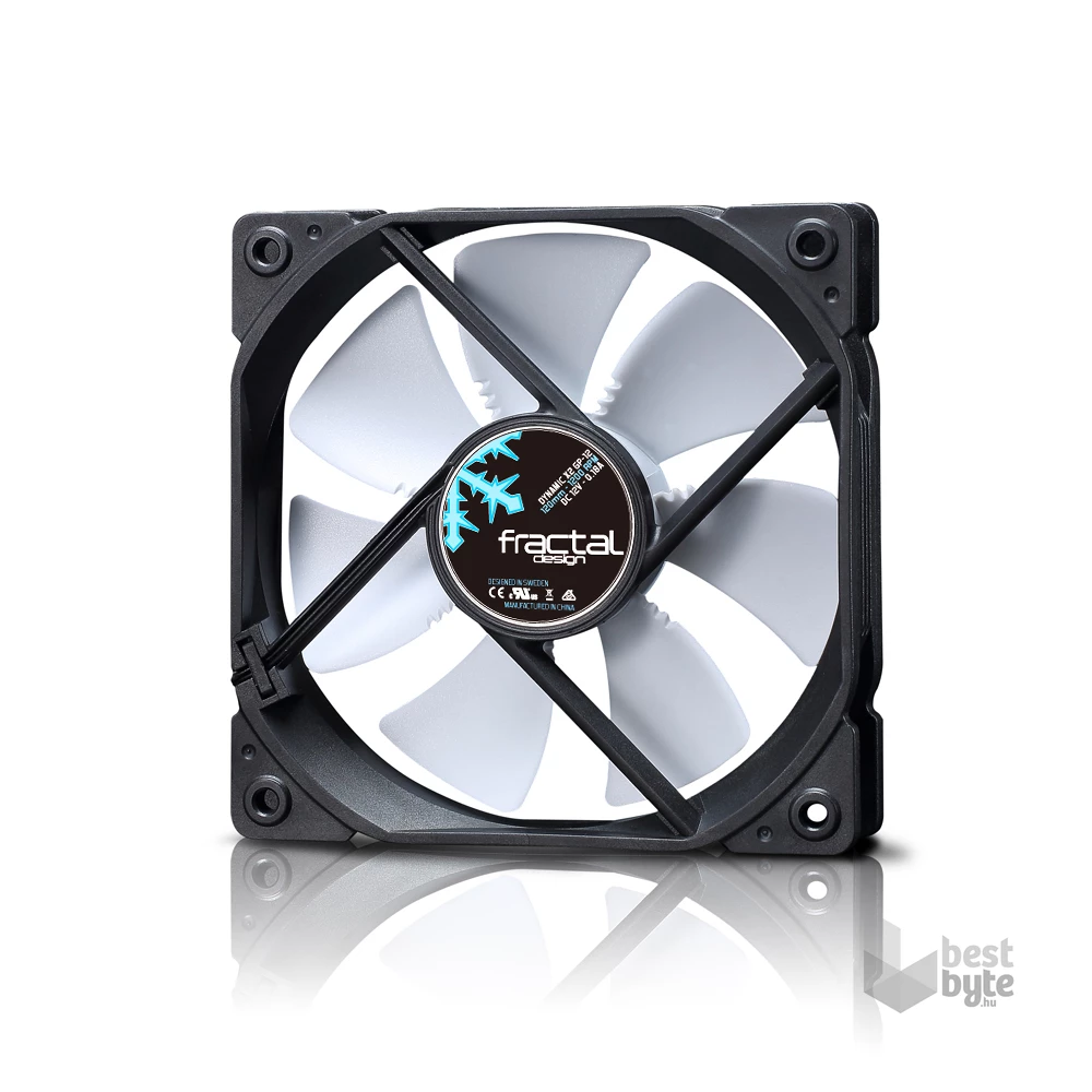 Fractal Design 120mm Dynamic X2 GP-12 fehér ház hűtőventilátor