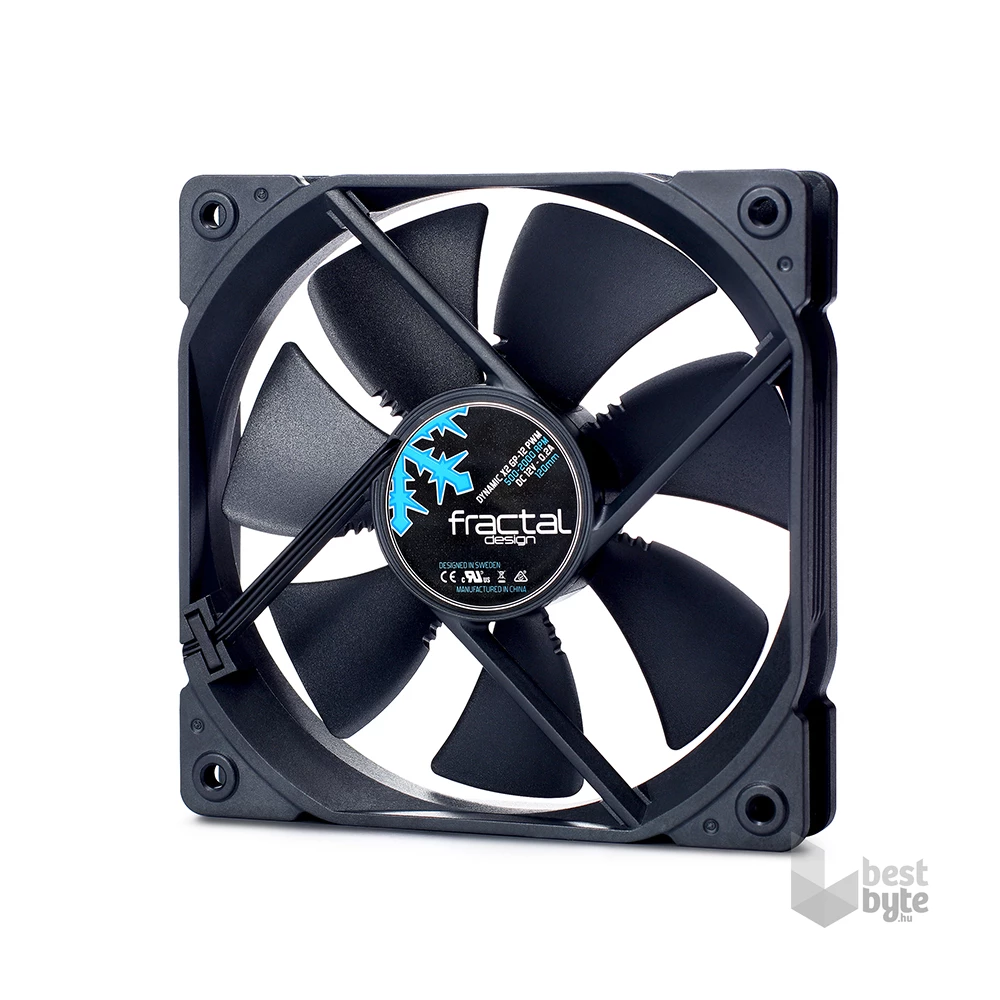 Fractal Design 120mm Dynamic X2 GP-12 PWM fekete ház hűtőventilátor