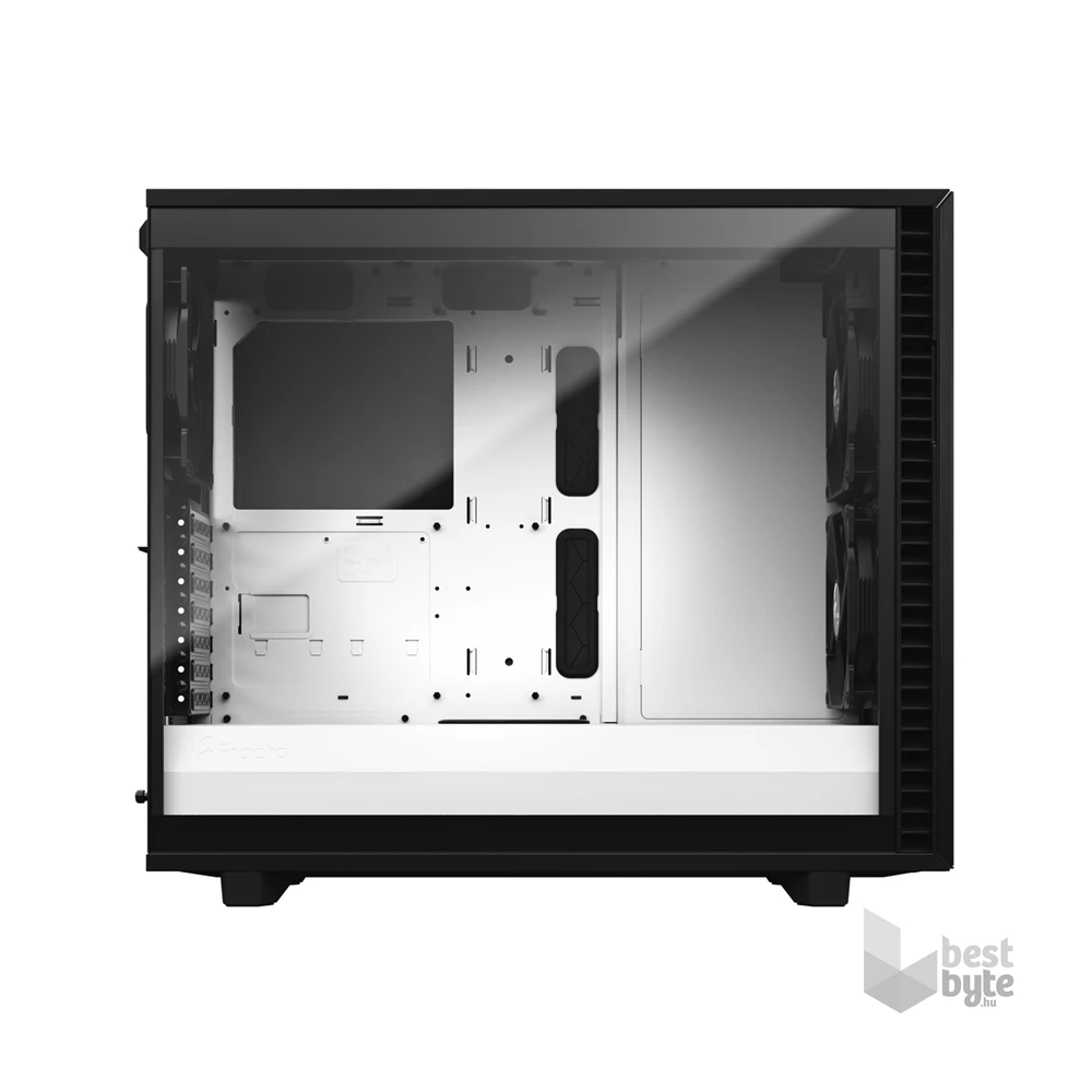 Fractal Design Define 7 Fekete-fehér ablakos (Táp nélküli) E-ATX ház