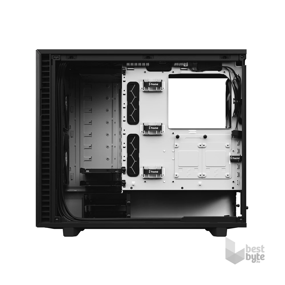 Fractal Design Define 7 Fekete-fehér ablakos (Táp nélküli) E-ATX ház