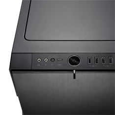 Fractal Design Define R6 USB-C Blackout TG Fekete ablakos (Táp nélküli) E-ATX ház