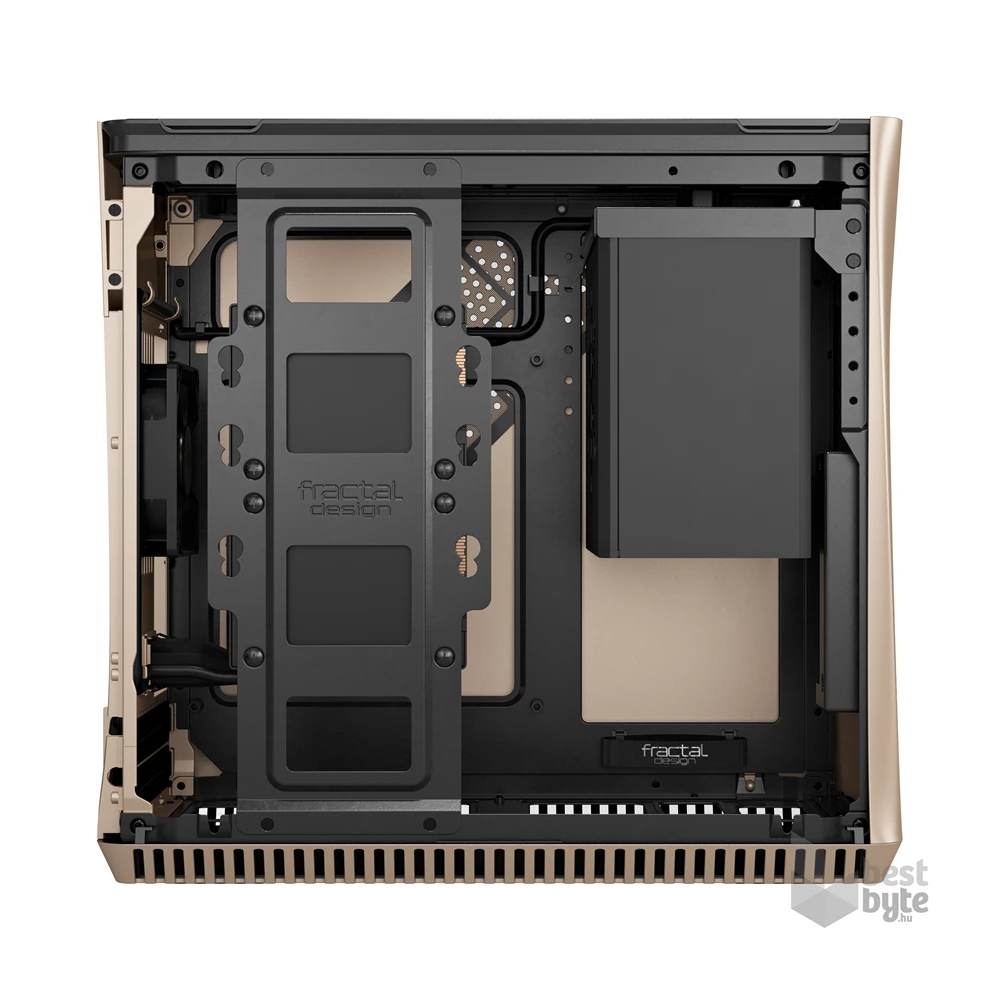 Fractal Design Era ITX Arany ablakos (Táp nélküli) mini-ITX ház