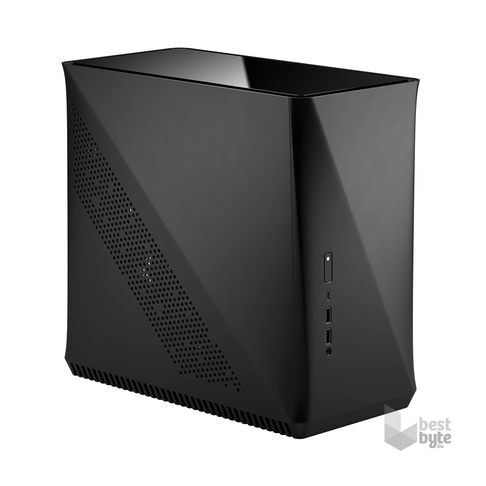 Fractal Design Era ITX Fekete ablakos (Táp nélküli) mini-ITX ház