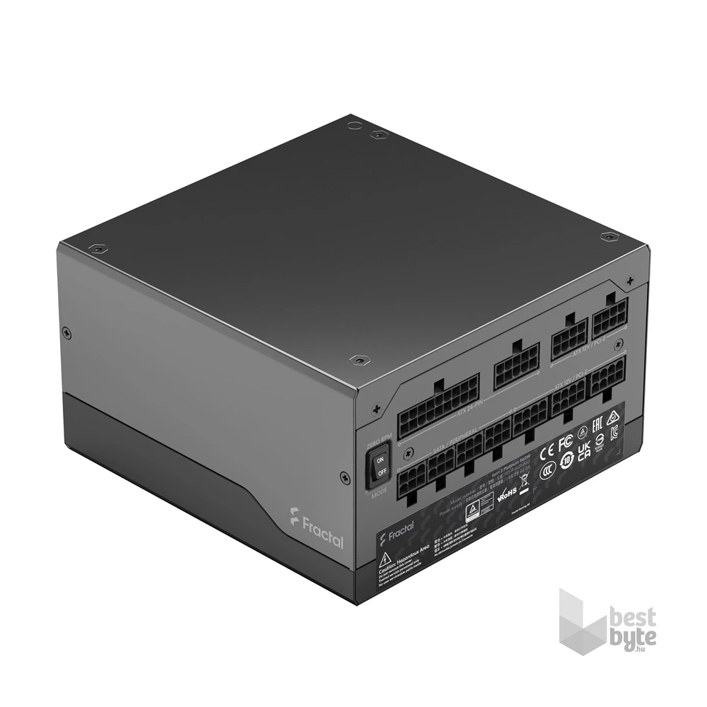 Fractal Design Ion+ 2 550W (560W) 80+ Platinum ventillátorral moduláris dobozos tápegység