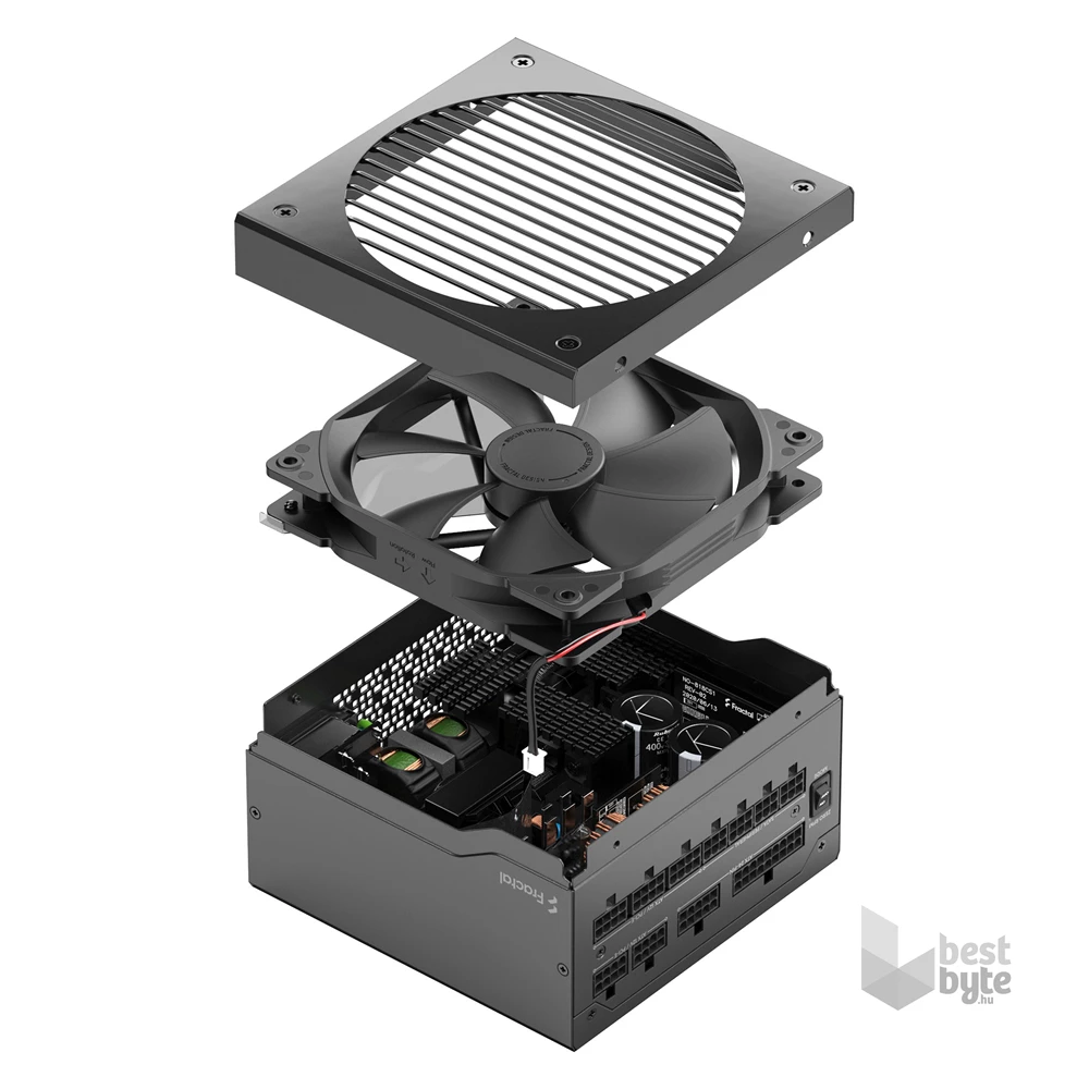 Fractal Design Ion+ 2 550W (560W) 80+ Platinum ventillátorral moduláris dobozos tápegység