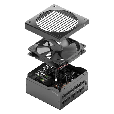 Fractal Design Ion+ 2 550W (560W) 80+ Platinum ventillátorral moduláris dobozos tápegység