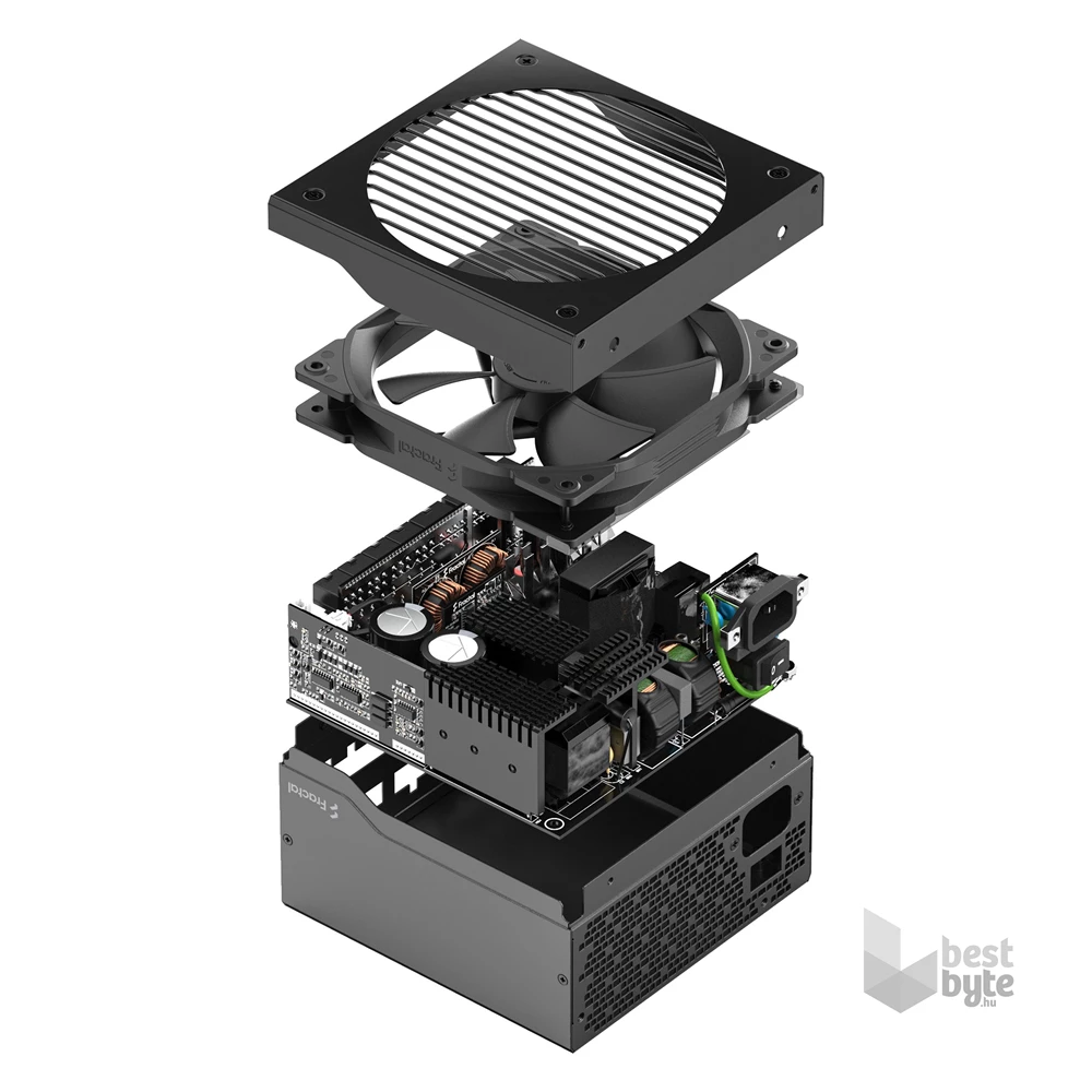 Fractal Design Ion+ 2 550W (560W) 80+ Platinum ventillátorral moduláris dobozos tápegység