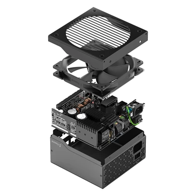 Fractal Design Ion+ 2 550W (560W) 80+ Platinum ventillátorral moduláris dobozos tápegység