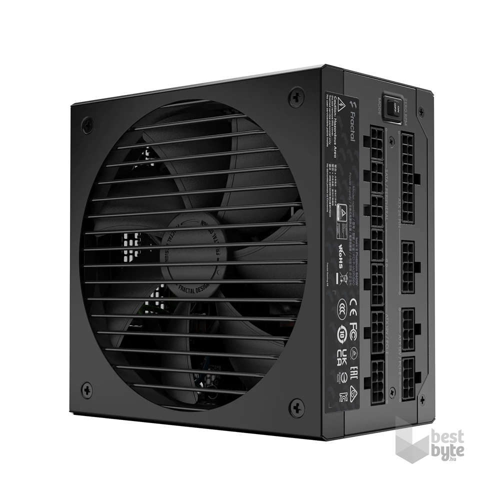 Fractal Design Ion+ 2 550W (560W) 80+ Platinum ventillátorral moduláris dobozos tápegység