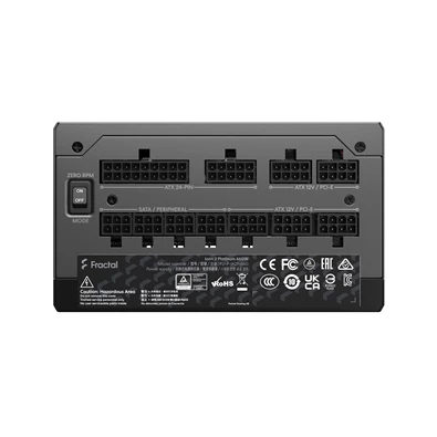 Fractal Design Ion+ 2 650W (660W) 80+ Platinum ventillátorral moduláris dobozos tápegység