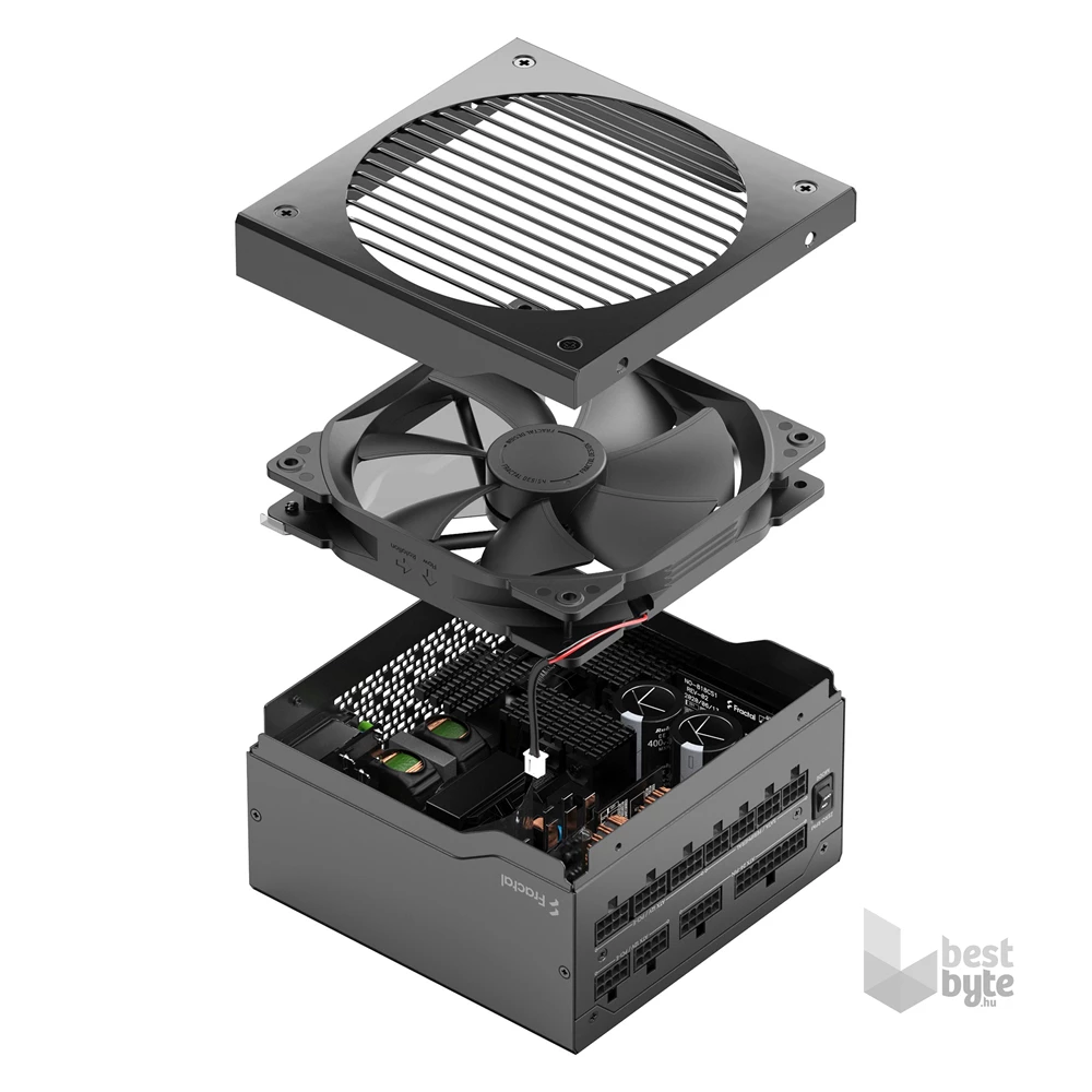 Fractal Design Ion+ 2 650W (660W) 80+ Platinum ventillátorral moduláris dobozos tápegység