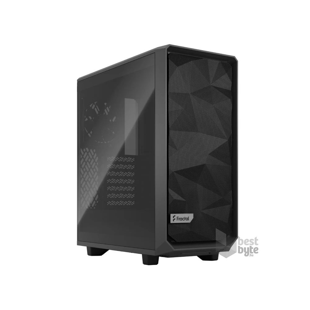 Fractal Design Meshify 2 Compact Szürke világos ablakos (Táp nélküli) ATX ház