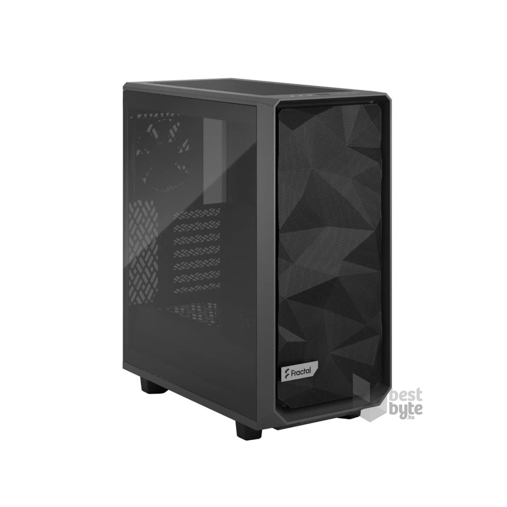 Fractal Design Meshify 2 Compact Szürke világos ablakos (Táp nélküli) ATX ház
