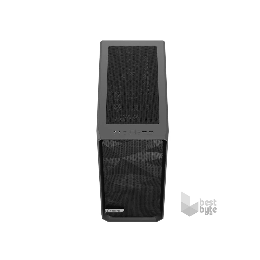 Fractal Design Meshify 2 Compact Szürke világos ablakos (Táp nélküli) ATX ház