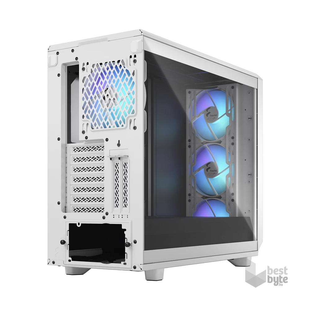 Fractal Design Meshify 2 RGB Fehér ablakos (Táp nélküli) E-ATX ház