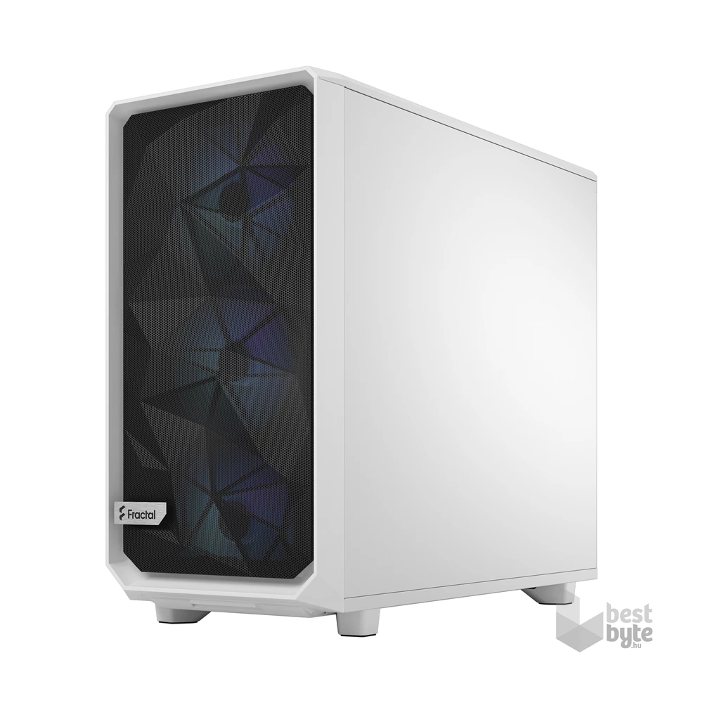 Fractal Design Meshify 2 RGB Fehér ablakos (Táp nélküli) E-ATX ház