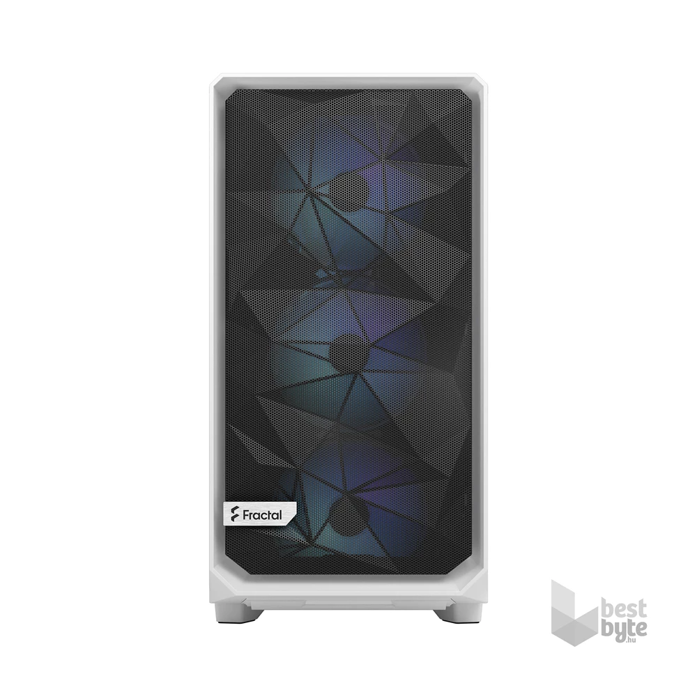 Fractal Design Meshify 2 RGB Fehér ablakos (Táp nélküli) E-ATX ház