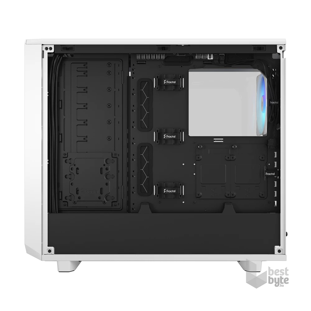 Fractal Design Meshify 2 RGB Fehér ablakos (Táp nélküli) E-ATX ház