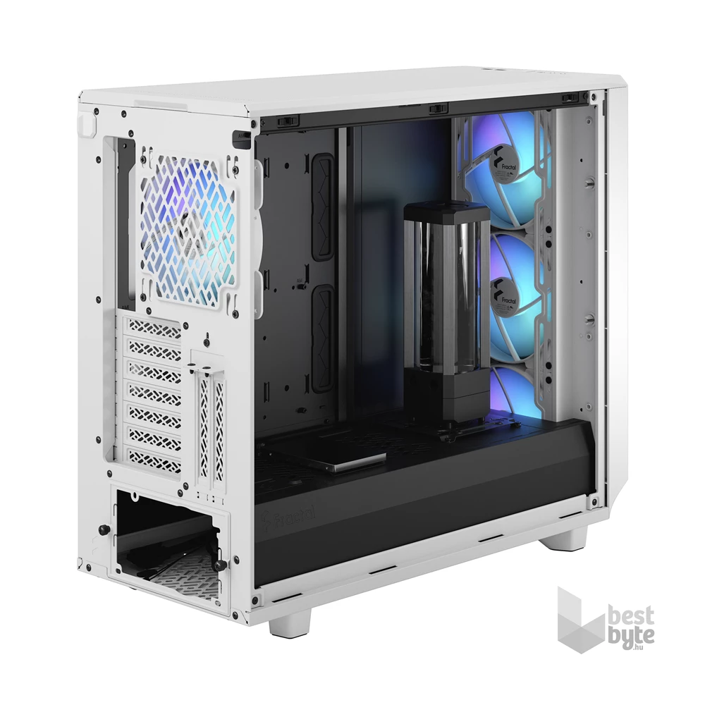 Fractal Design Meshify 2 RGB Fehér ablakos (Táp nélküli) E-ATX ház